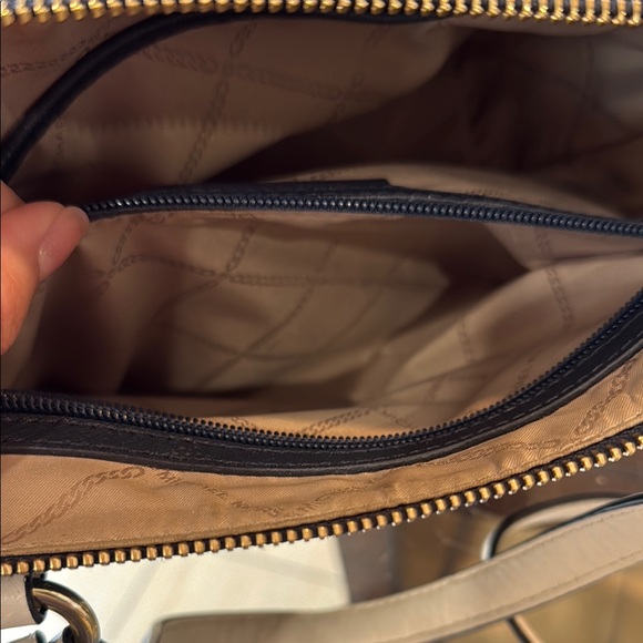 Michael Kors Satchel with Textured Leather and Gold Hardware - Picture 11 of 14